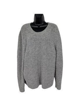 Banana Republic Boucle Crewneck Sweater Pullover Chunky Textured Neutral Size XL